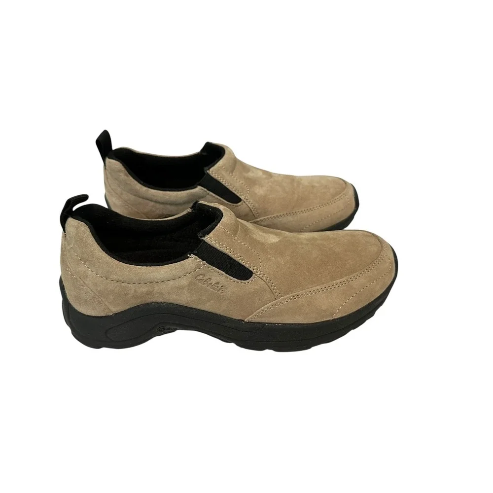 Cabela's Women's Suede Leather Slip On Loafers Comfort Casual Shoes‎
